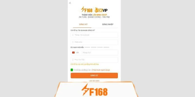 Chi tiết các bước thao tác truy cập F168