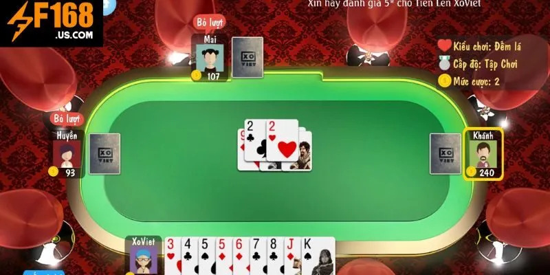 Nắm rõ về luật chơi tiến lên miền Nam tại F168 